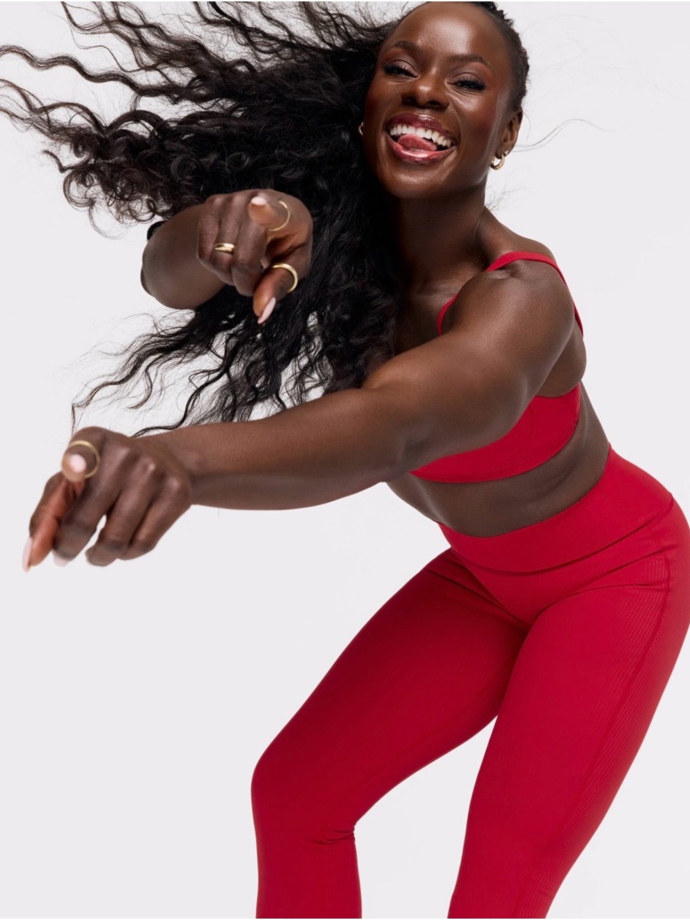 Peloton Hot Pink Workout Set - Bra & Leggings